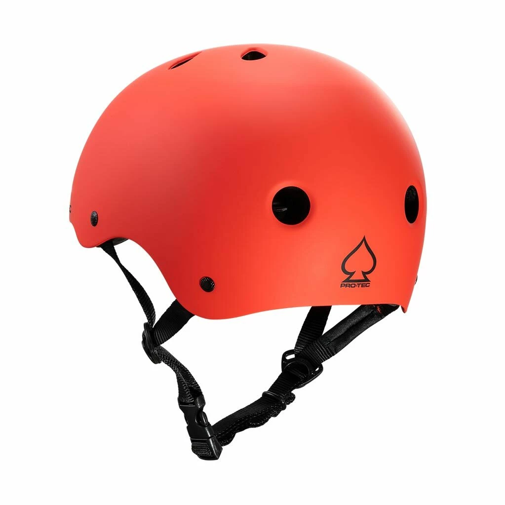 Protective Pro-Tec Classic Helmet (Certified) / Matte Bright Red