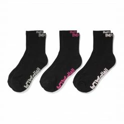 Impala Skate Apparel Impala Everyday Socks (3 Pack) / Black