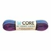 Derby Laces Core / Purple Teal Stripe