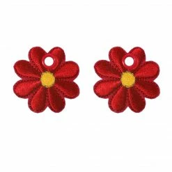 Elsies Little Studio Accessories Elsies Embroidered Daisy (Pair)