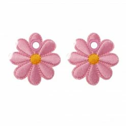 Elsies Little Studio Accessories Elsies Embroidered Daisy (Pair)