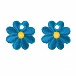 Elsies Little Studio Accessories Elsies Embroidered Daisy (Pair)