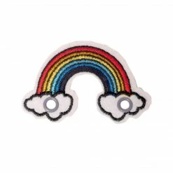 Elsies Little Studio Elsies Embroidered Skate Accessories (Single) / Cloud Rainbow