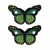 Elsies Little Studio Accessories Elsies Embroidered Butterfly (Pair) / Green