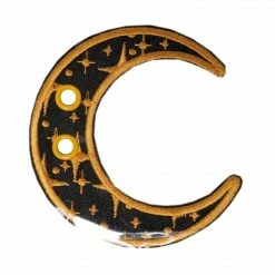 Elsies Little Studio Elsies Embroidered Skate Accessories (Single) / Gold Moon