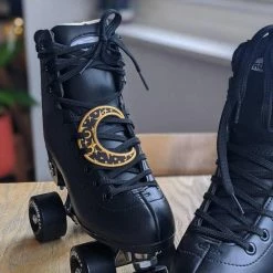 Elsies Little Studio Elsies Embroidered Skate Accessories (Single) / Gold Moon