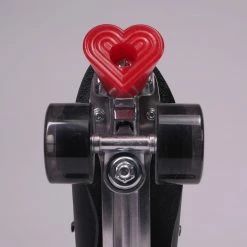 Grindstone Skate Society Grindstone Heartstopper Bolt-on Toe Stops / Hot Rod Red Parts