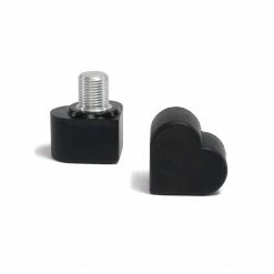 Grindstone Skate Society Parts Grindstone Lil Heartstopper Adjustable Toe Stops / Black Metal