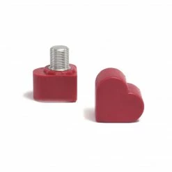 Grindstone Skate Society Parts Grindstone Lil Heartstopper Adjustable Toe Stops / Scarlet Begonia
