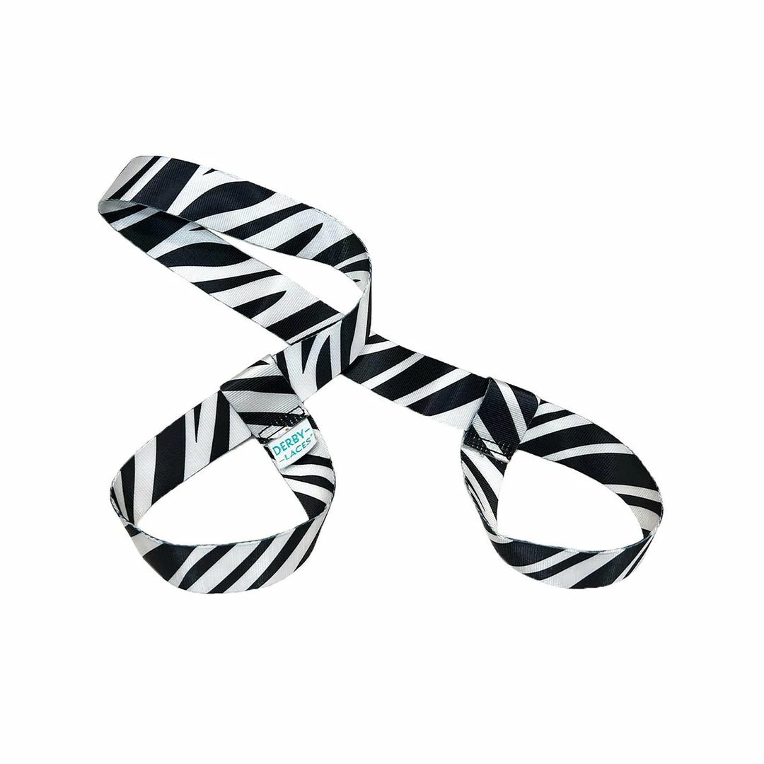 Accessories Derby Laces Skate Gear Leash / Zebra Print