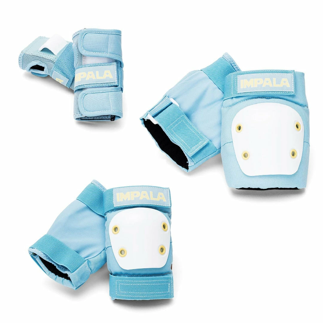 Impala Skate Impala Protective Tri-Pack / Junior / Sky Blue Yellow