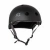 S-One S1 Lifer Helmet (Certified) / Black Matte (Grey Straps) Protective