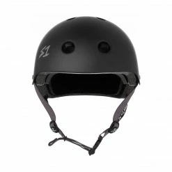 S-One S1 Lifer Helmet (Certified) / Black Matte (Grey Straps) Protective