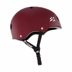 S-One S1 Lifer Helmet (Certified) / Maroon Matte Protective