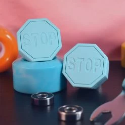 One Stop Skates Shop One Stop Adjustable Toe Stops / Blue