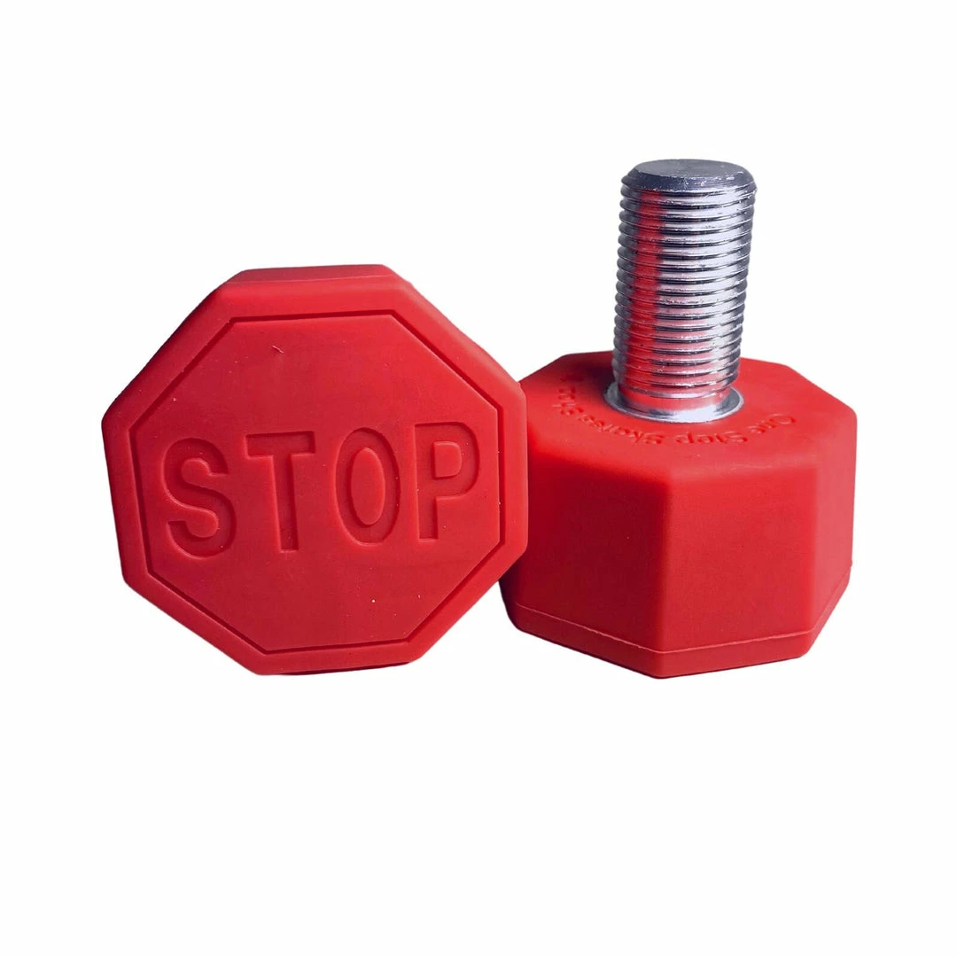 One Stop Skates Shop One Stop Adjustable Toe Stops / Red Parts