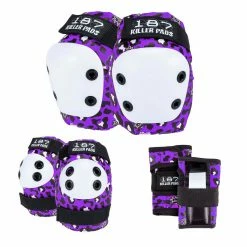 187 Killer Pads 187 Six Pack Pad Set / Junior / Staab Edition Purple