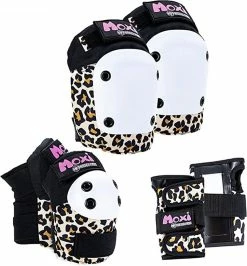 187 Killer Pads Protective 187 Six Pack Pad Set / Moxi Leopard