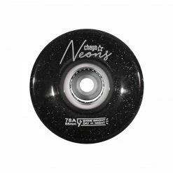 Chaya Skates Chaya Neon Light Up Skate Wheels (4 Pack) / Clear Black