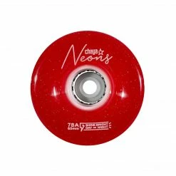 Chaya Skates Chaya Neon Light Up Skate Wheels (4 Pack) / Clear Red Parts
