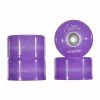 Chaya Skates Chaya Neon Light Up Skate Wheels (4 Pack) / Clear Purple Parts