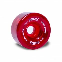 Indoor Wheels Sure-Grip Fame Wheels (8 Pack) / Clear Red