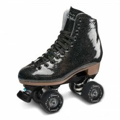 Sure-Grip Stardust Roller Skates / Glitter Black