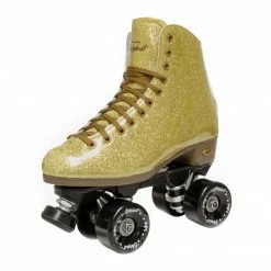 Sure-Grip Stardust Roller Skates / Glitter Gold