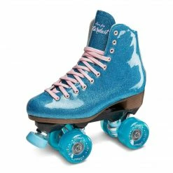 Sure-Grip Stardust Roller Skates / Glitter Blue