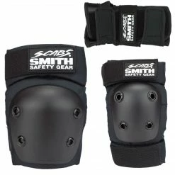 Smith Scabs Safety Gear Smith Scabs Protective Tri-Pack / Junior / Black