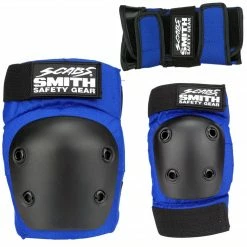 Smith Scabs Safety Gear Smith Scabs Protective Tri-Pack / Junior / Blue