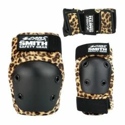 Smith Scabs Safety Gear Smith Scabs Protective Tri-Pack / Junior / Leopard