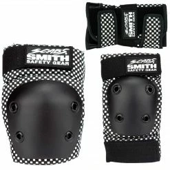 Smith Scabs Safety Gear Smith Scabs Protective Tri-Pack / Junior / Black White