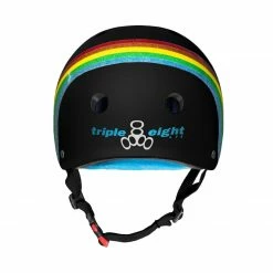 Triple Eight Triple 8 Sweatsaver Helmet (Certified) / Rainbow Sparkle Black