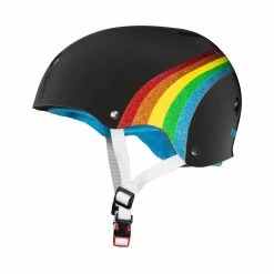 Triple Eight Triple 8 Sweatsaver Helmet (Certified) / Rainbow Sparkle Black