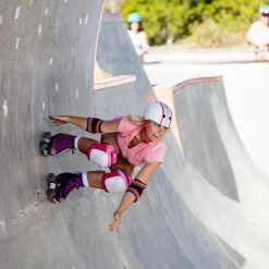 Triple Eight Protective Triple 8 Sweatsaver Helmet (Certified) / Moxi Stripey