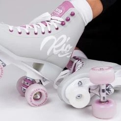Rio Roller Script Skates / Grey Purple
