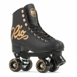 Rio Roller Script Skates / Rose Black