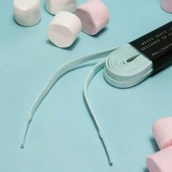 Roll Skate Studio Roll Waxed Skate Laces / Pastel Blue Parts