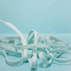 Roll Skate Studio Roll Waxed Skate Laces / Pastel Blue Parts