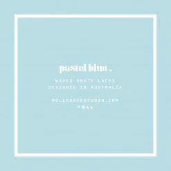 Roll Skate Studio Roll Waxed Skate Laces / Pastel Blue Parts