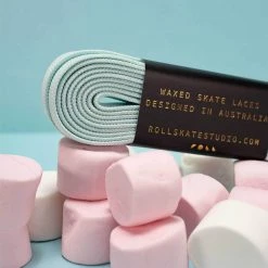 Roll Skate Studio Roll Waxed Skate Laces / Pastel Blue Parts