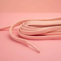 Roll Skate Studio Roll Waxed Skate Laces / Pastel Pink Parts
