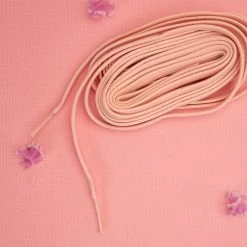 Roll Skate Studio Roll Waxed Skate Laces / Pastel Pink Parts