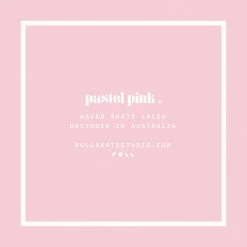 Roll Skate Studio Roll Waxed Skate Laces / Pastel Pink Parts