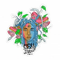 Accessories Roll Skate Studio Glitter Sticker / Monstera