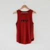 Roll Skate Studio Apparel Roll Upcycled / Logo Tank / Rust / M