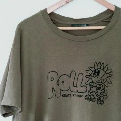 Roll Skate Studio Roll Upcycled / Sunflower Tee / Olive / S Apparel