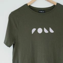 Roll Skate Studio Apparel Roll Upcycled / Logo Tee / Olive / XS