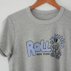 Roll Skate Studio Roll Upcycled / Sunflower Tee / Grey / M